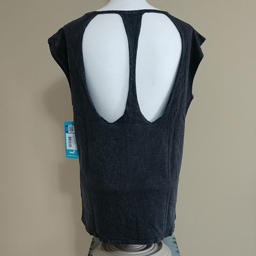 NEW Kentucky Wildcat Muscle Tee Tank Open Back UK Tshirt Gen.2 JuniorXL Charcoal - Picture 6 of 8